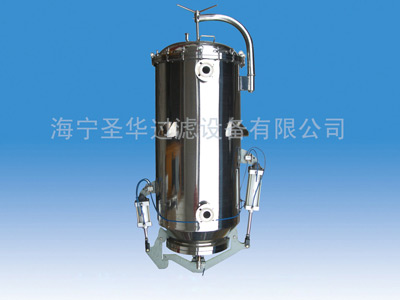 底排渣無(wú)殘液袋式過(guò)濾機(jī)